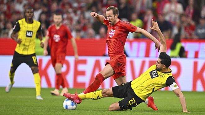 拜仁多特2-2平，领跑积分榜6分优势